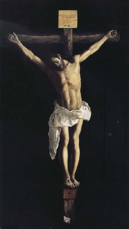 Francisco de Zurbaran Christ on the Cross oil painting image